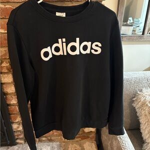 Adidas Women's Black Crew Neck Sweater